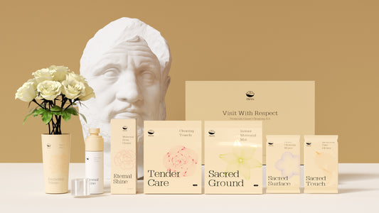 Premium grave cleaning kit
